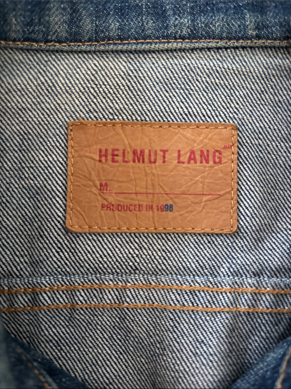 Helmut Lang Blue Denim Jacket - Picture 2 of 2